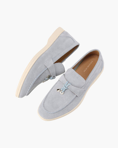 Old Money Suede Lady Loafers