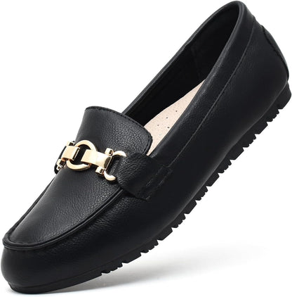 Loafers for Women Business Casual Shoes Comfortable & Lightweight Penny Loafers Slip On Work Flats