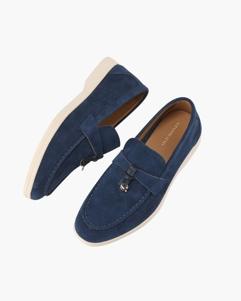 Old Money Suede Lady Loafers