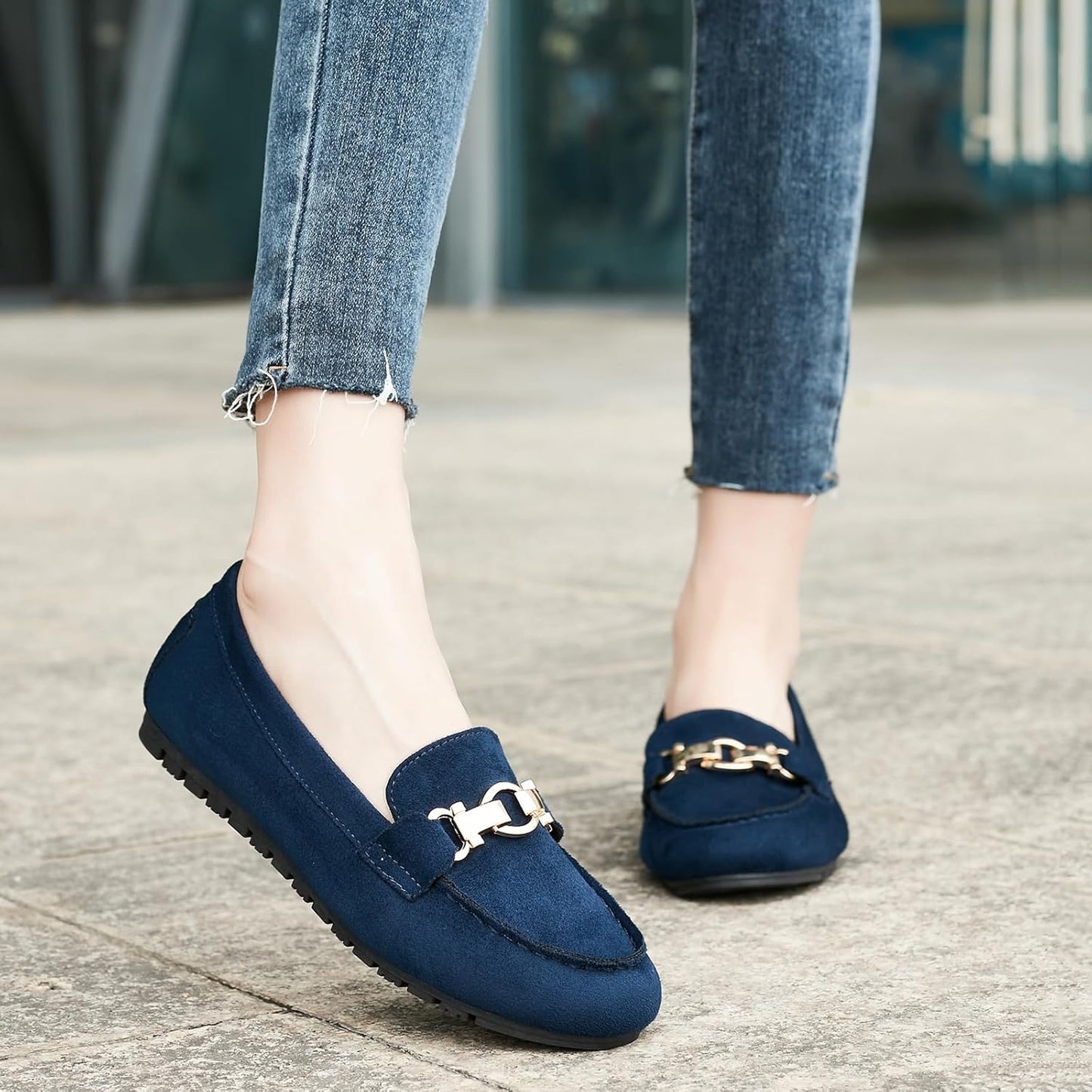 Loafers for Women Business Casual Shoes Comfortable & Lightweight Penny Loafers Slip On Work Flats