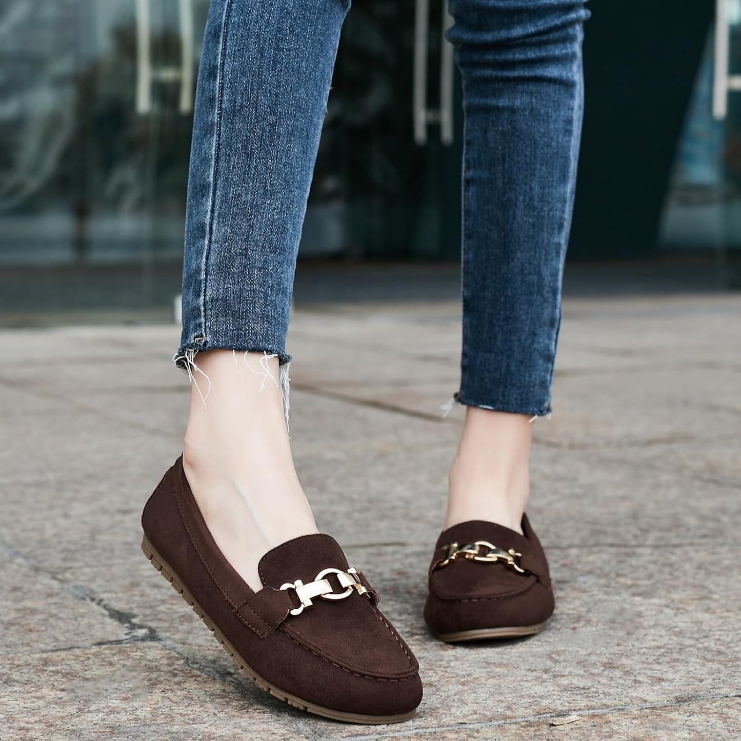 Loafers for Women Business Casual Shoes Comfortable & Lightweight Penny Loafers Slip On Work Flats