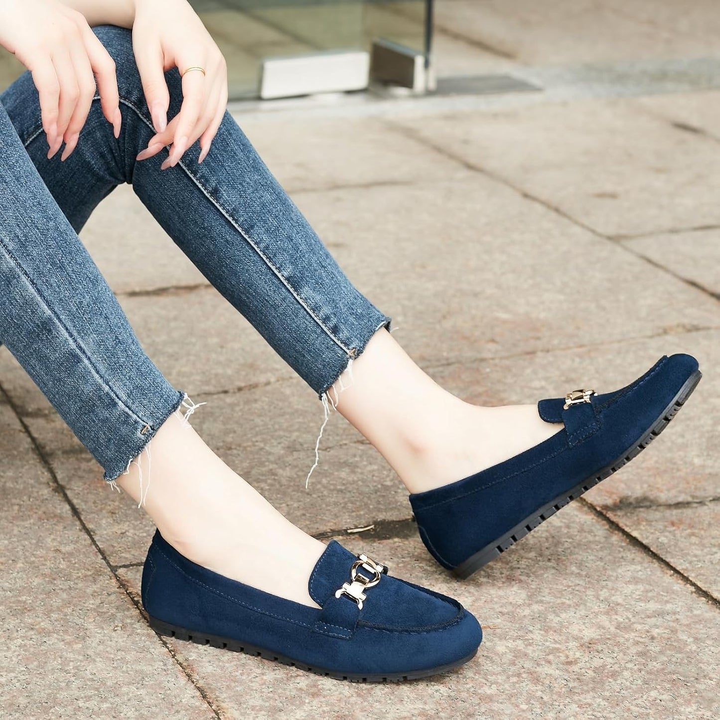 Loafers for Women Business Casual Shoes Comfortable & Lightweight Penny Loafers Slip On Work Flats