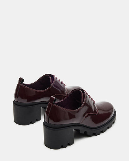 STEPPER BURGUNDY LEATHER